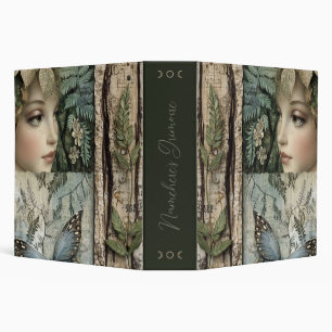 Create Your Own Secret Garden Botanical Witch 3 Ring Binder