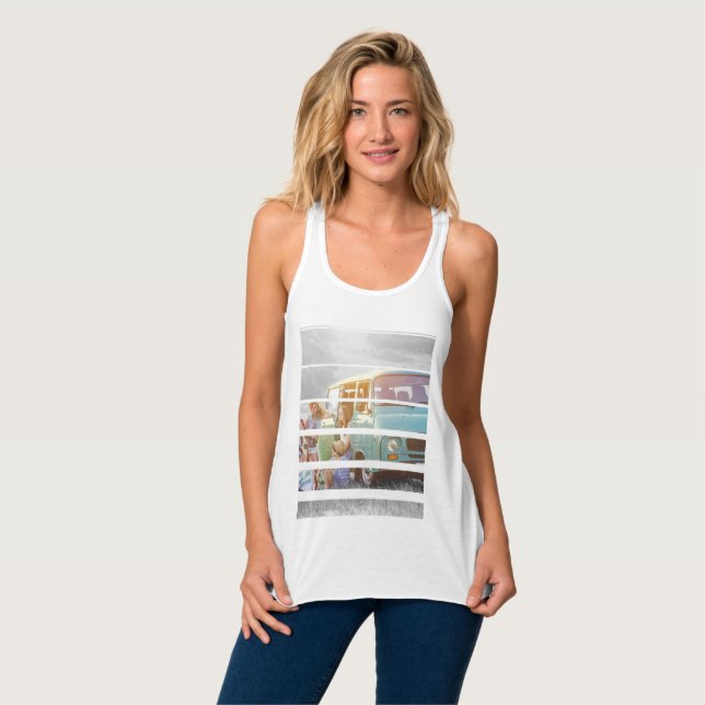 Create-Your-Own Segmented Photo Memory Tank Top (Front Full)
