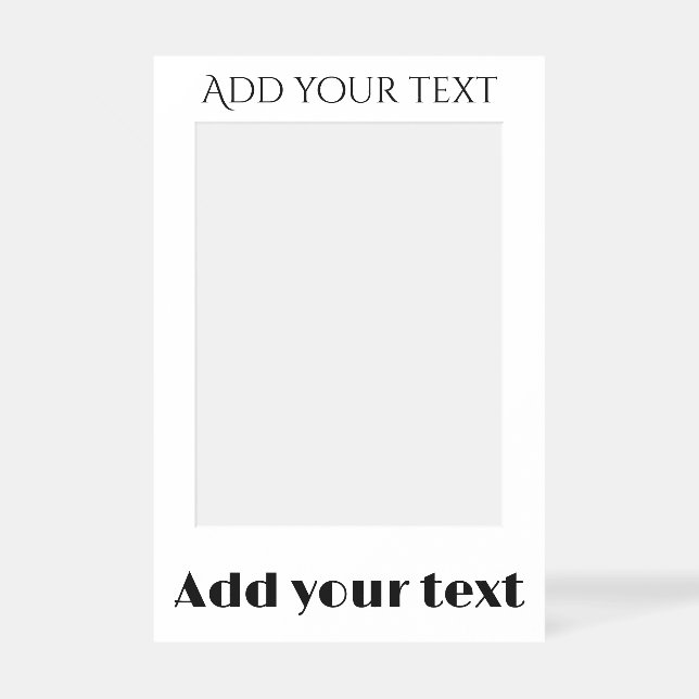 Create Your Own Selfie Frame (Front)