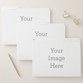 Create Your Own Set Of File Folders by zazzle_templates at Zazzle