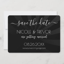 Create Your Own - Shadow Stripes Save The Date