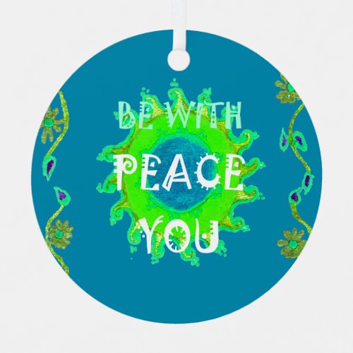 Create Your Own Shalom Peace Be With You Always Christmas Ornament