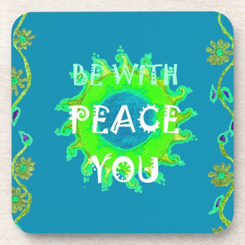 Create Your Own Shalom Peace Be With You Always Coaster