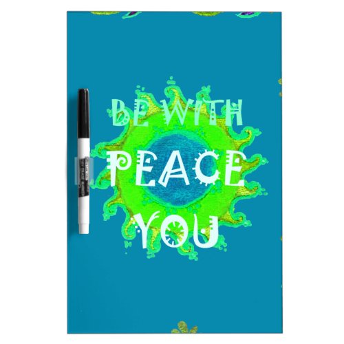 Create Your Own Shalom Peace Be With You Always Dry_Erase Board