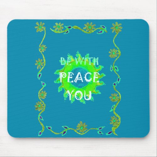 Create Your Own Shalom Peace Be With You Always Mouse Pad