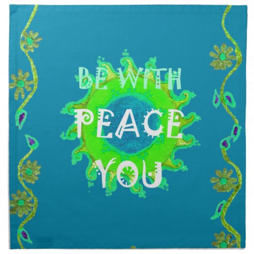 Create Your Own Shalom Peace Be With You Always Napkin