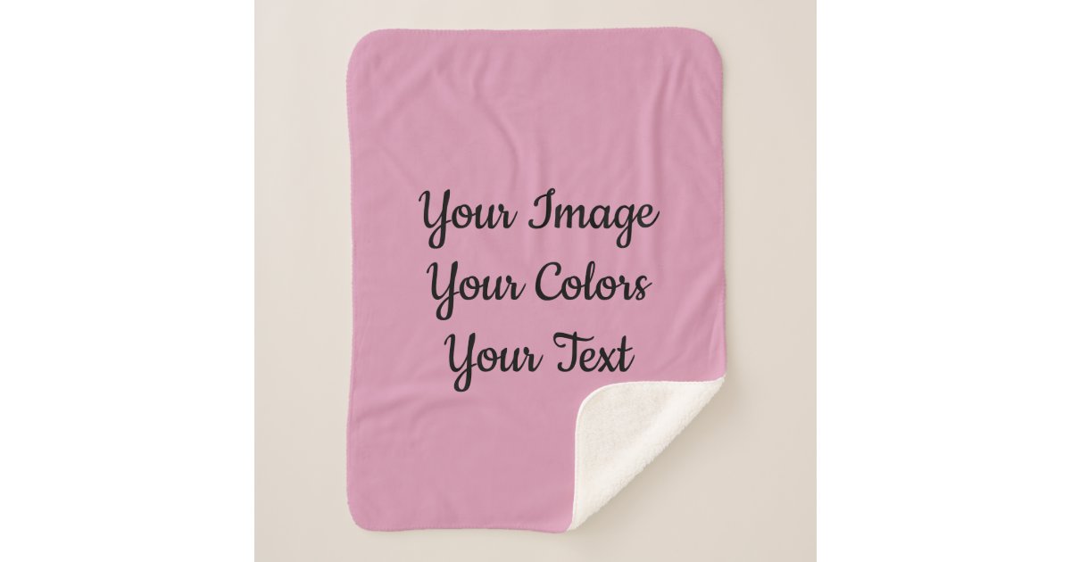 Create Your Own Sherpa Blanket Zazzle