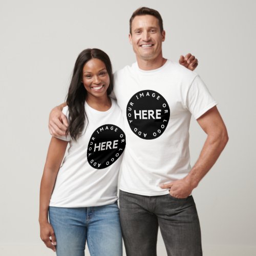Create your own Shop Name  Logo Promotional T_Shirt