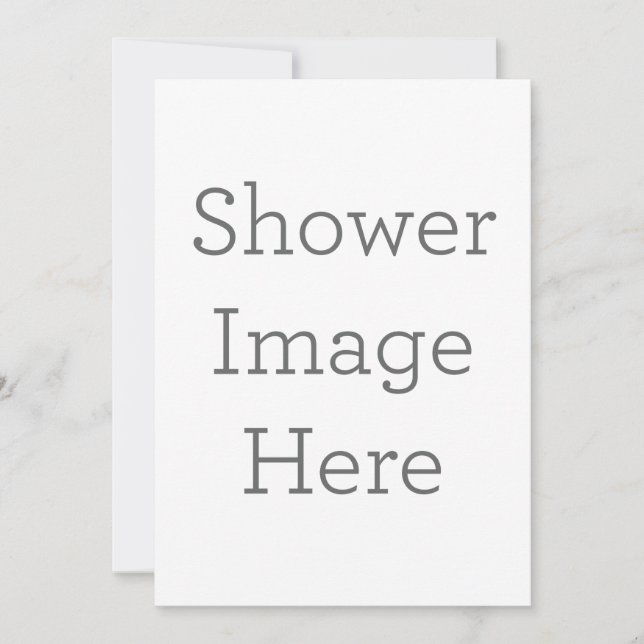 Flat Invitation, Size: 5" x 7", Paper: Signature Matte, Corner: Squared, Envelopes: White, Print Quality: Standard (Front)