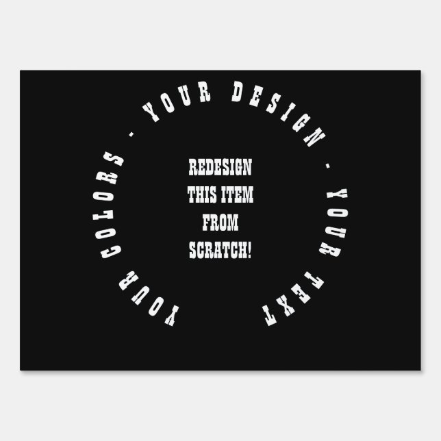 Create Your Own Sign (Front)