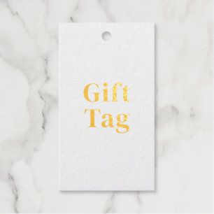 Create Your Own - Signature Foil Gift Tags