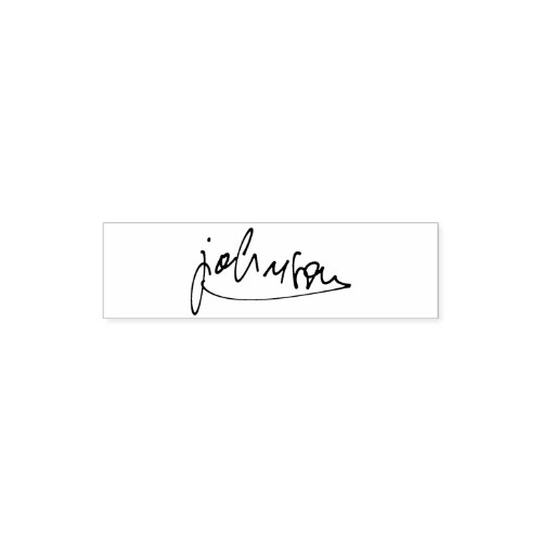 Create Your Own Signature Name Self_inking Stamp