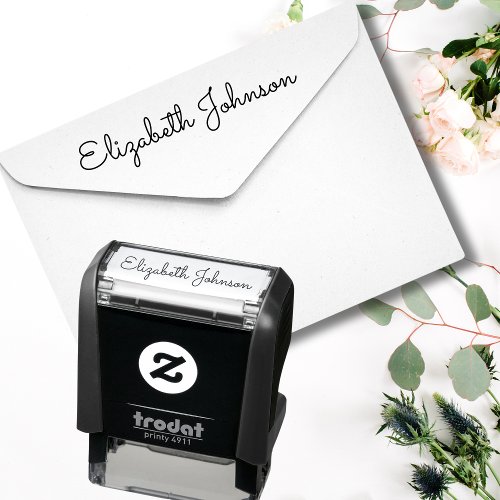 Create Your Own Signature Personalized Self_inking Stamp