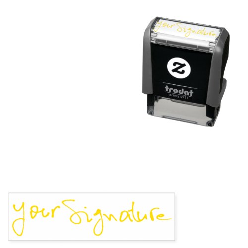 Create Your Own Signature Self_inking Stamp