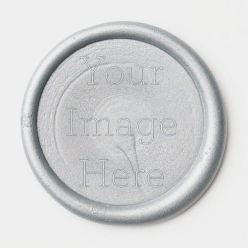 Create Your Own Silver 1 Wax Seal Sticker