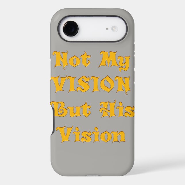 Create Your Own Silver and Gold Vision Case-Mate iPhone Case (Back)