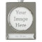 Create Your Own Silver Colored Banner Ornament