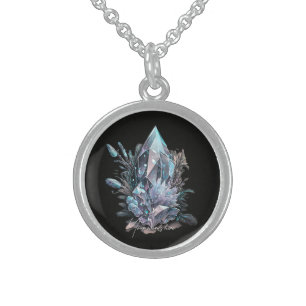 Create Your Own Silver Crystals Sterling Silver Necklace