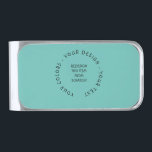 Create Your Own Silver Finish Money Clip<br><div class="desc">Create your own custom party,  baby shower,  wedding and event favors,  custom color craft supplies,  personalized gifts for any occasion,  fun stuff and more. Visit Atomic Babies on Zazzle to view our entire collection.</div>