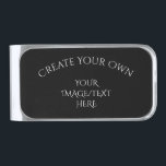 Create Your Own Silver Finish Money Clip<br><div class="desc">Create your own custom party and event supplies and favors,  personalized gifts,  promotional merch and more. Visit Corona Radiata Cards to view our entire collection.</div>