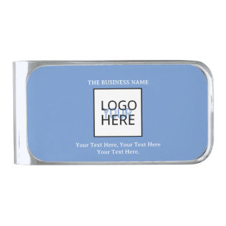 Create your own silver finish money clip