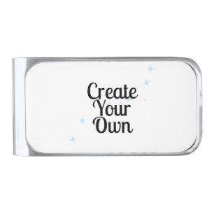 Create Your Own Silver Finish Money Clip