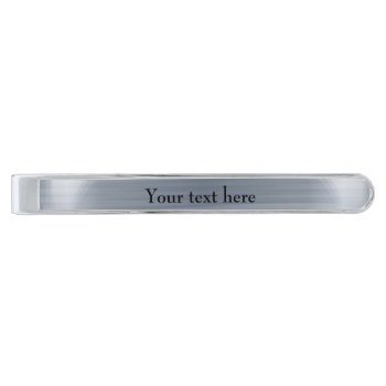 Create Your Own Silver Finish Tie Bar by harcordvalleyranch at Zazzle