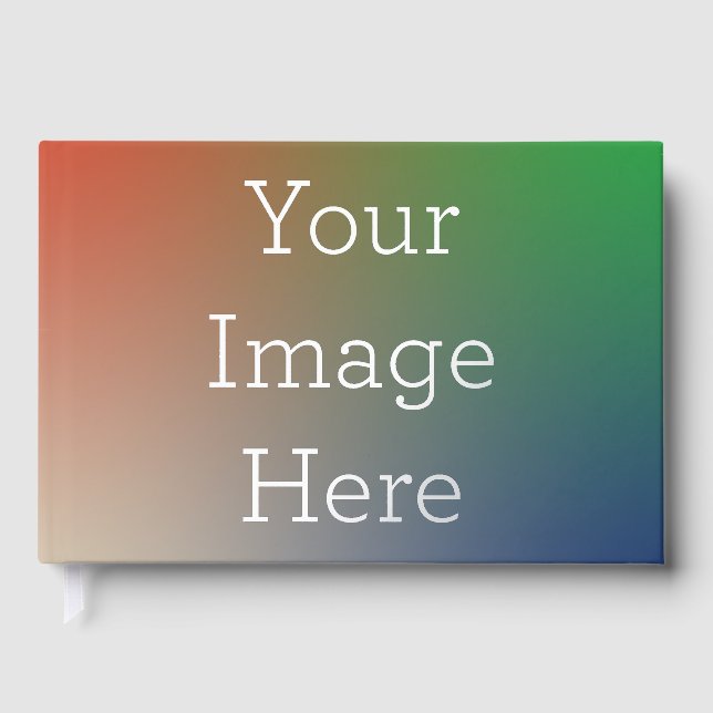 Foil Guestbook Size: 9" x 6", 100 Pages, Paper: White Uncoated Lynx(R) Opaque Ultra Paper, Foil Color: Silver (Front)