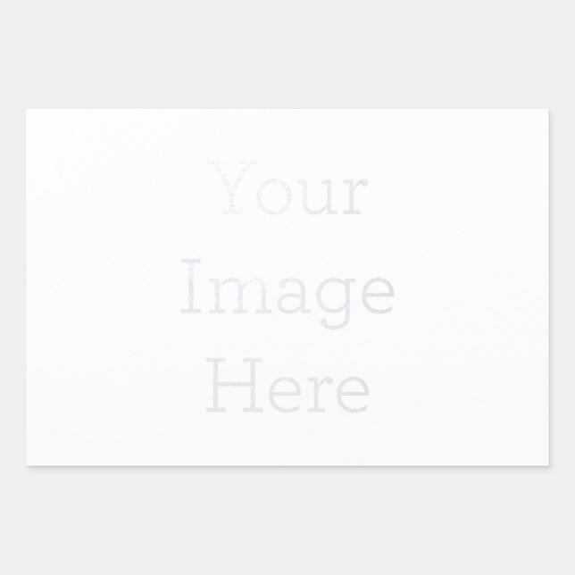 19" x 29" Foil Wrapping Paper Sheets, Semi-Gloss, Silver foil (Front)