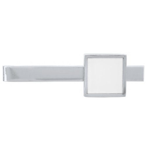 Create Your Own Silver Plated Modern Finish Tie Bar