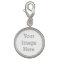 Create Your Own Silver Plated Round Charm