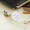 Create Your Own Silver Plated Round Label Pin