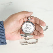 Create Your Own Silver Pocket Watch at Zazzle