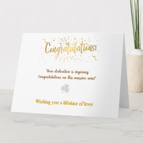 Create Your Own Simple8.5x11 Congratulations Card