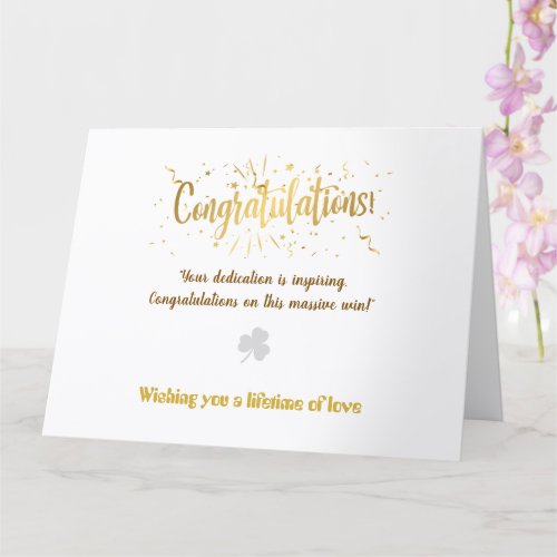 Create Your Own Simple8.5x11 Congratulations Card