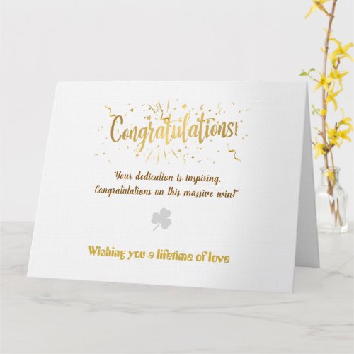 Create Your Own Simple8.5x11 Congratulations Card