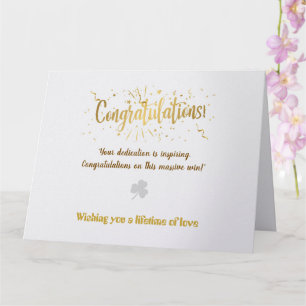 Create Your Own Simple8.5x11 Congratulations Card