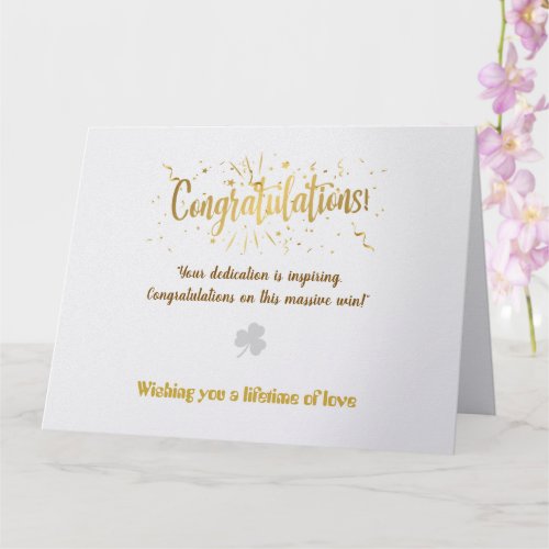 Create Your Own Simple8.5x11 Congratulations Card
