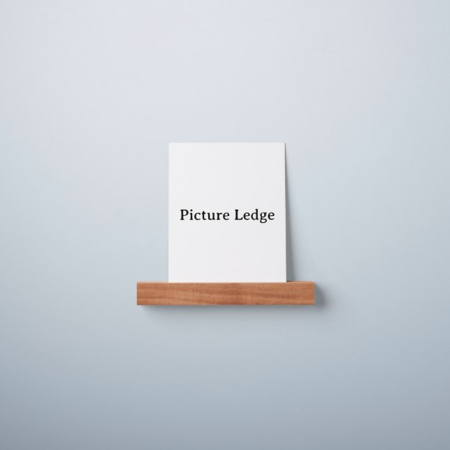 Create Your Own Simple 12" Ledge, 8"x10" Print Picture Ledge (Wall)