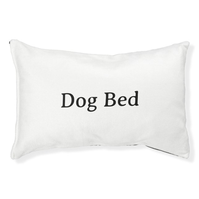 Create Your Own Simple 20” x 30” small Indoor Dog Pet Bed (Front)