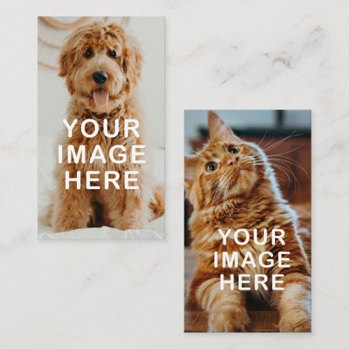 Create Your Own Simple 2-Image Business Card
