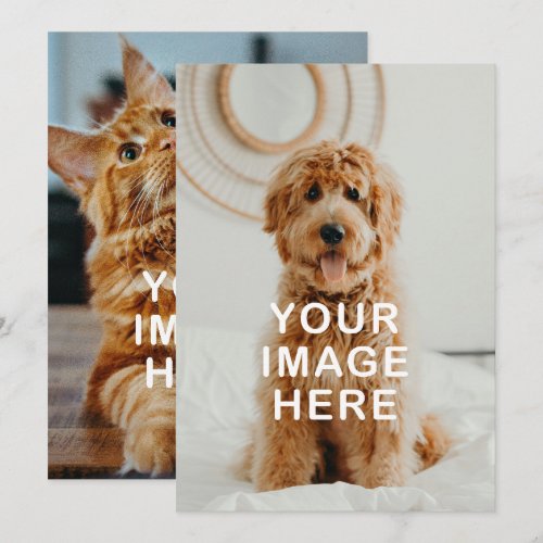 Create Your Own Simple 2-Image Invitation