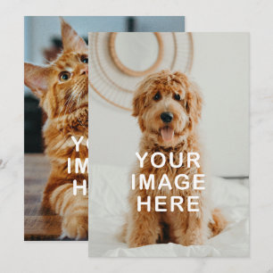 Create Your Own Simple 2-Image Thank You Card