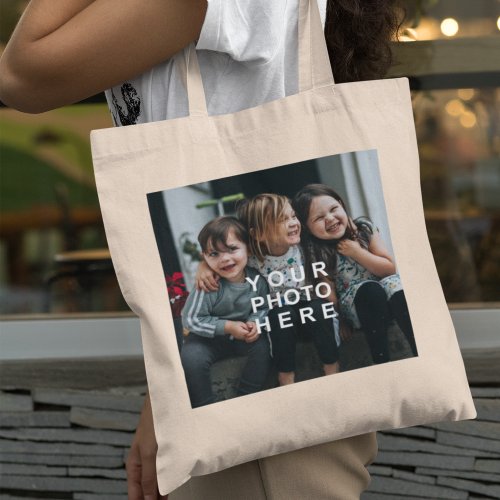 Create Your Own Simple 2_Photo Tote Bag