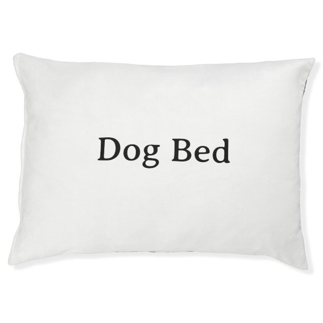 Create Your Own Simple 30” x 40” large Indoor Dog Pet Bed (Front)