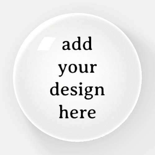Create Your Own Simple 3.5" x 1.75" Glass Dome Paperweight