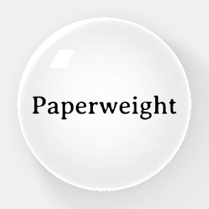 Create Your Own Simple 3.5" x 1.75" Glass Dome Paperweight