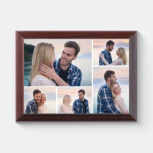 Create Your Own Simple 5 Photo Collage Plaque