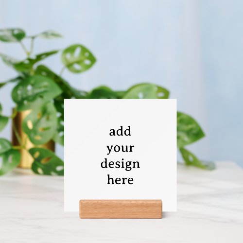 Create Your Own Simple 5" x 5" Portrait Photo Holder