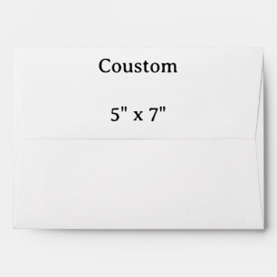 create your own simple 5" x 7" Envelope
